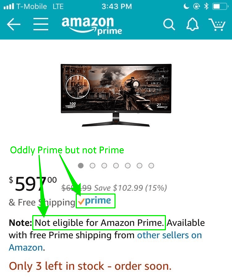 Prime but not Prime