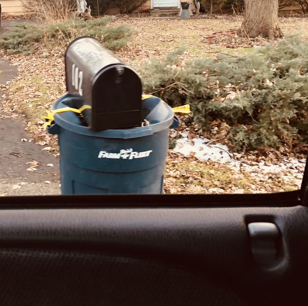 The mailbox returns