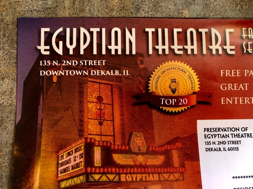 Egyptian Theatre August 25th