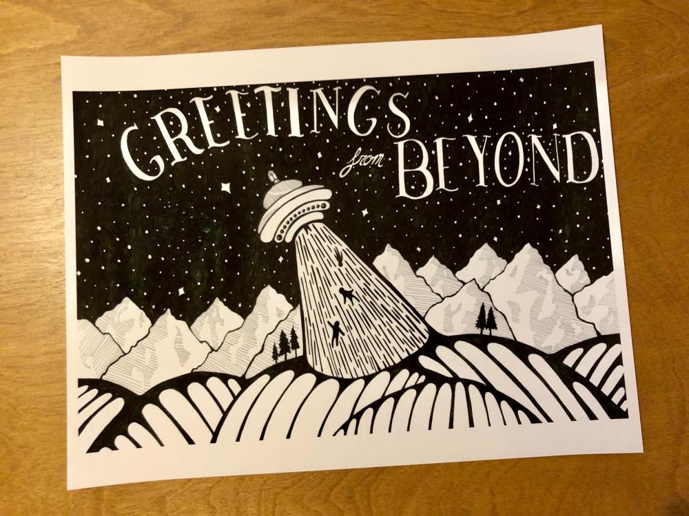 Greetings from beyond