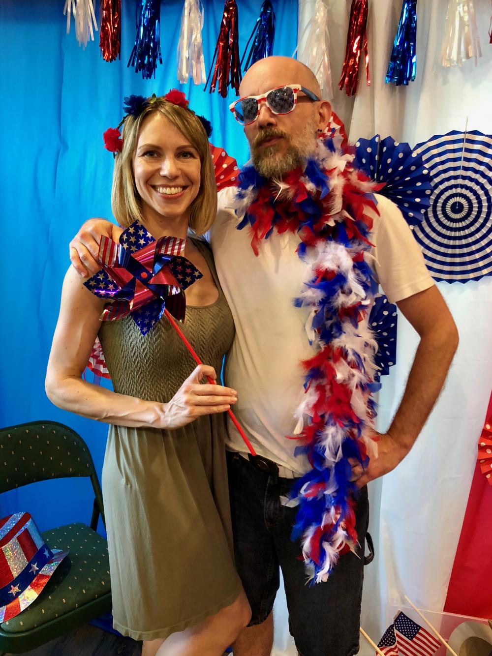 Patriotic photoshoot for 2018