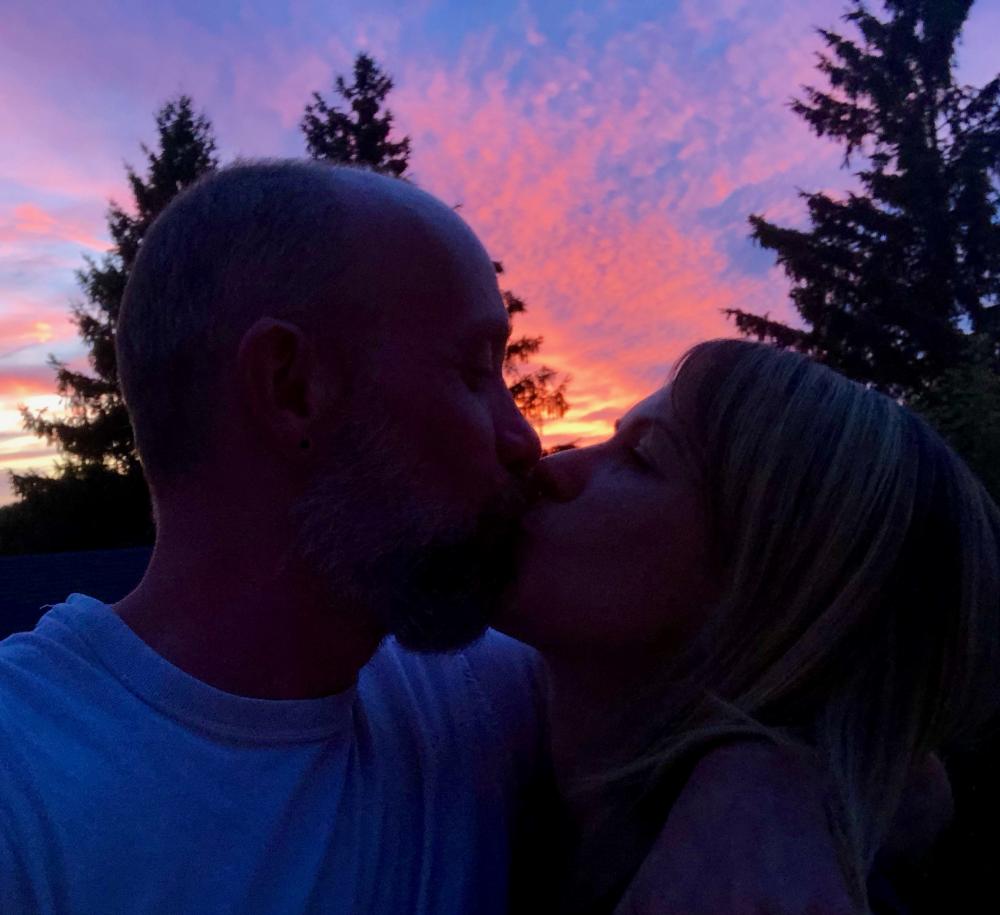 Sunset with this gorgeous one