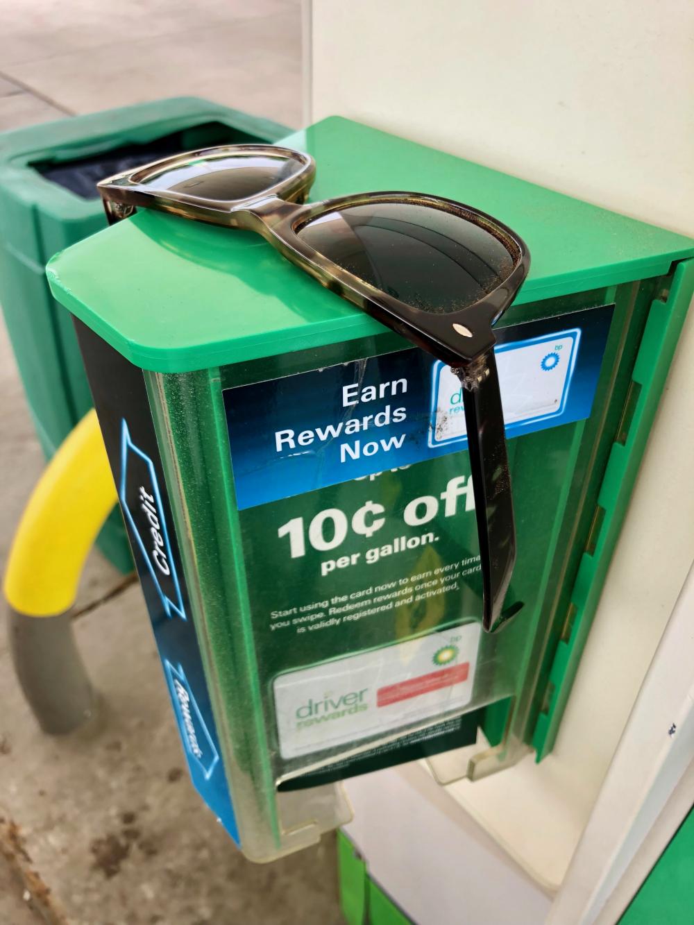 Free pair of shades at the gas station