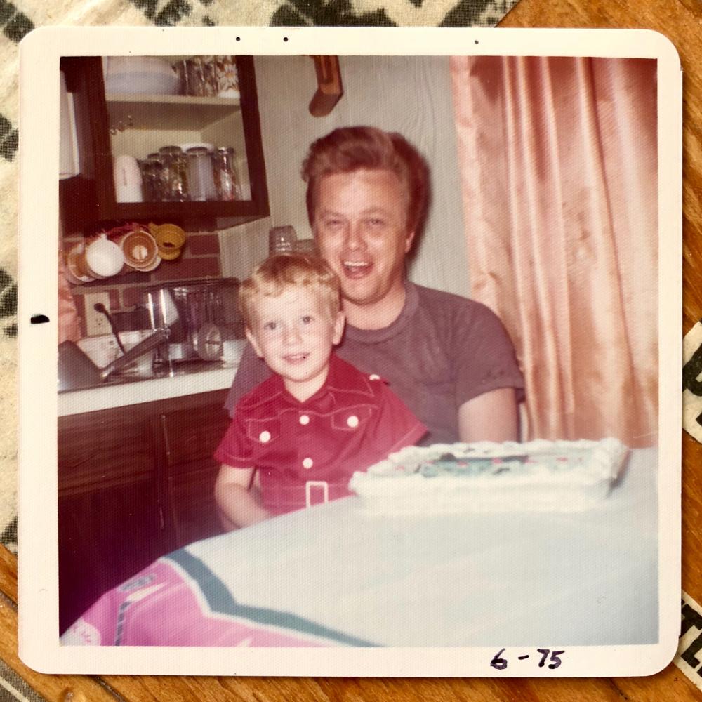 My dad and I in 1975