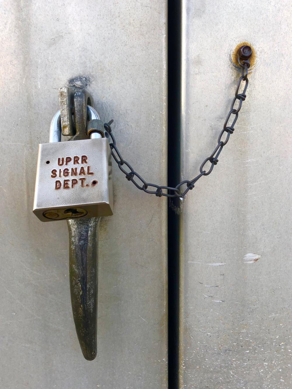 UPRR Signal Dept lock