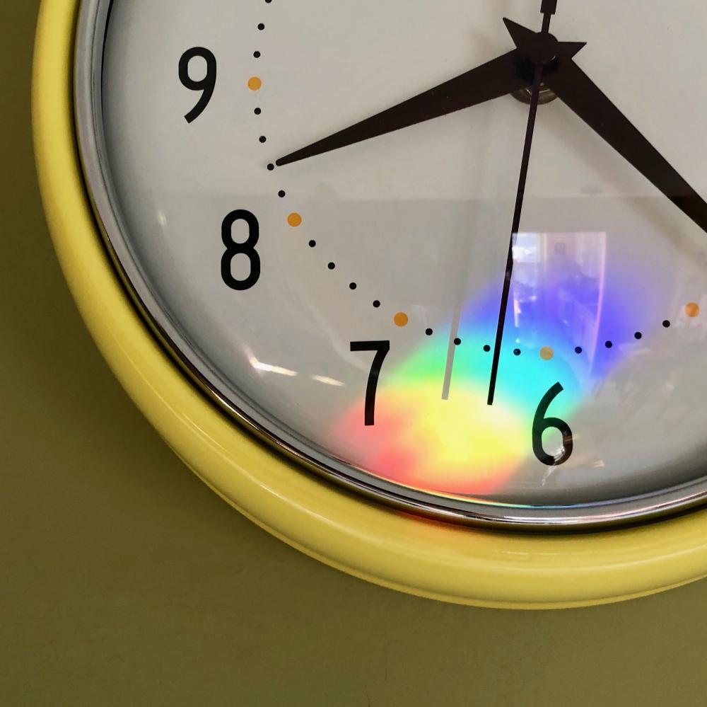 Morning rainbox clock