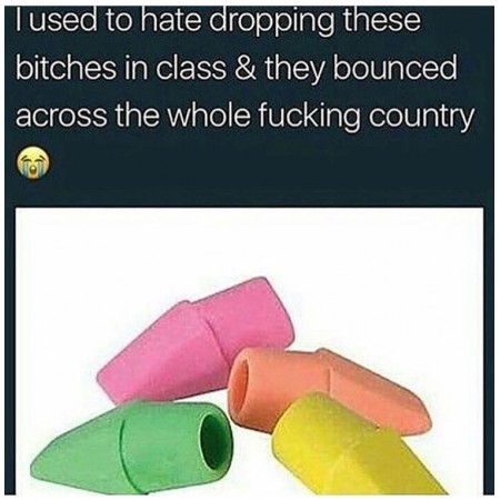 I used to hate dropping these