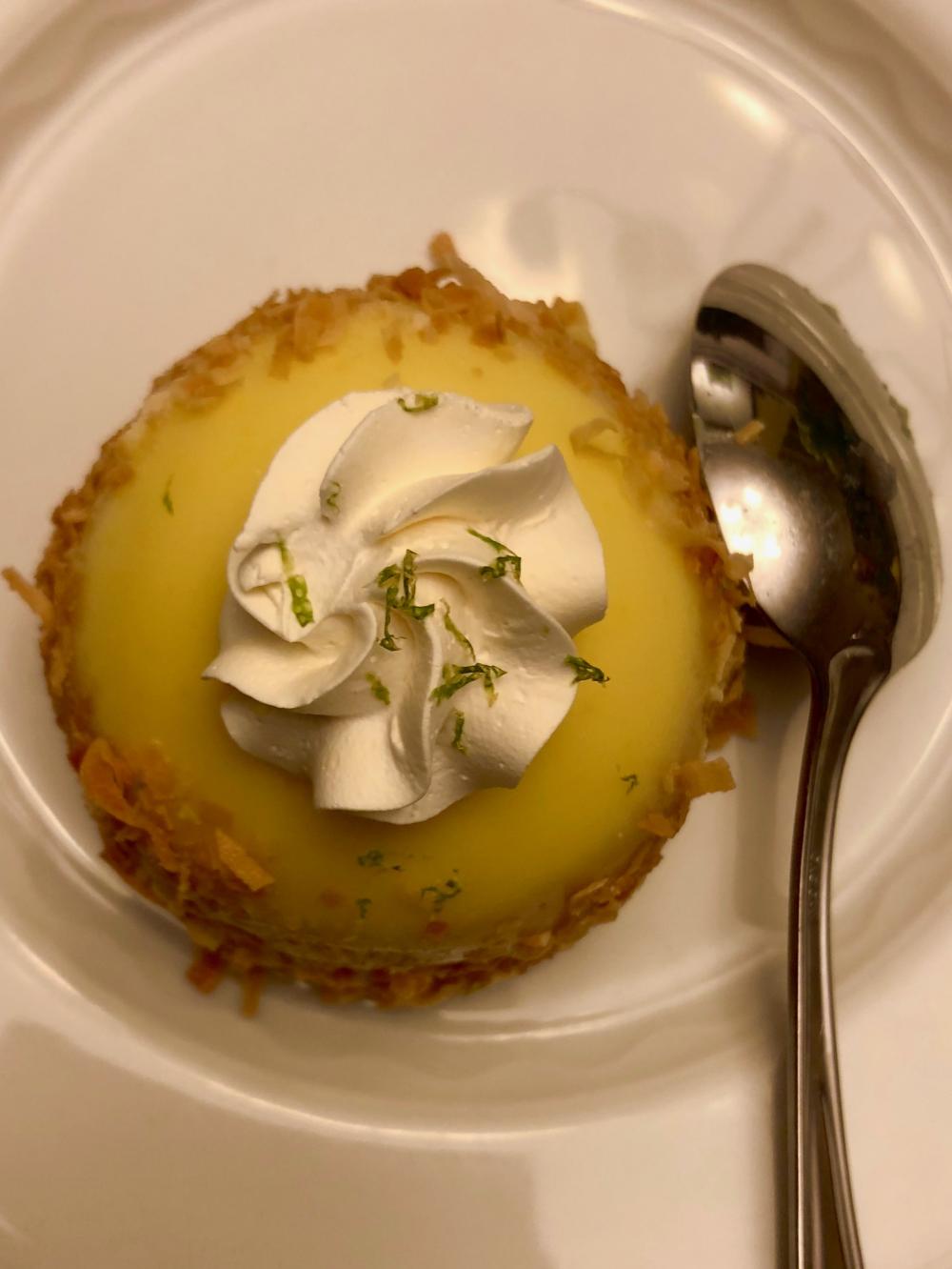 Key Lime Bomb on a plate