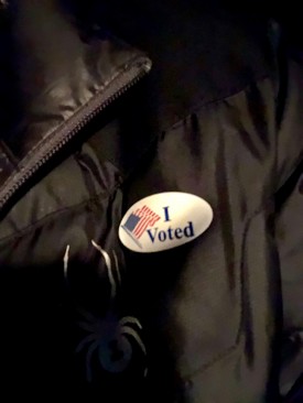 I Voted sticker 2018