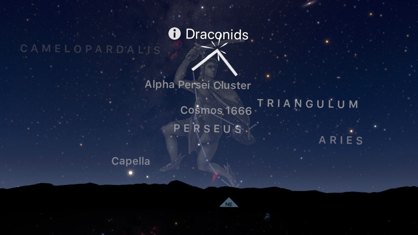 The elusive draconids eluded me