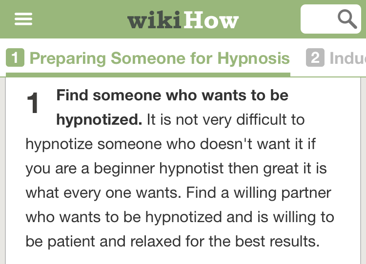 wikiHow to hypnosis someone