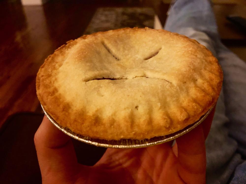 Frowning mini pie