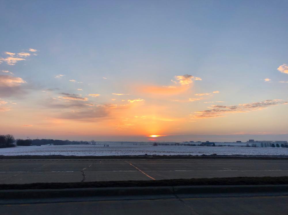 Sunrise for Feb 22, 2019