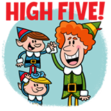 high five elves