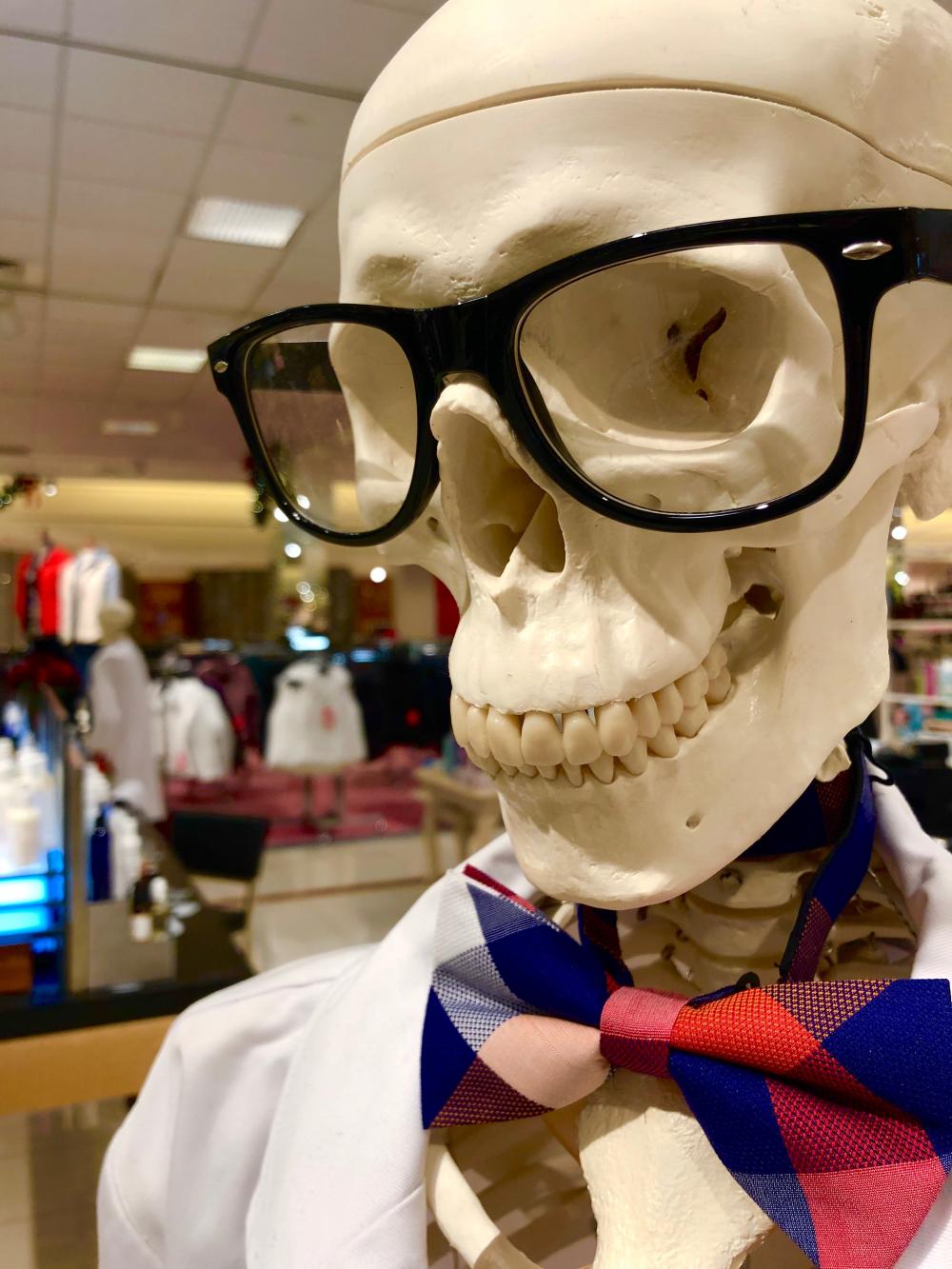 Skeleton at Von Maur