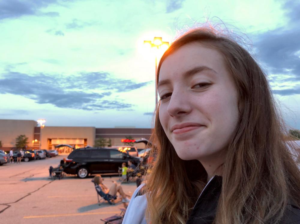 Maggie at Wheaton fireworks
