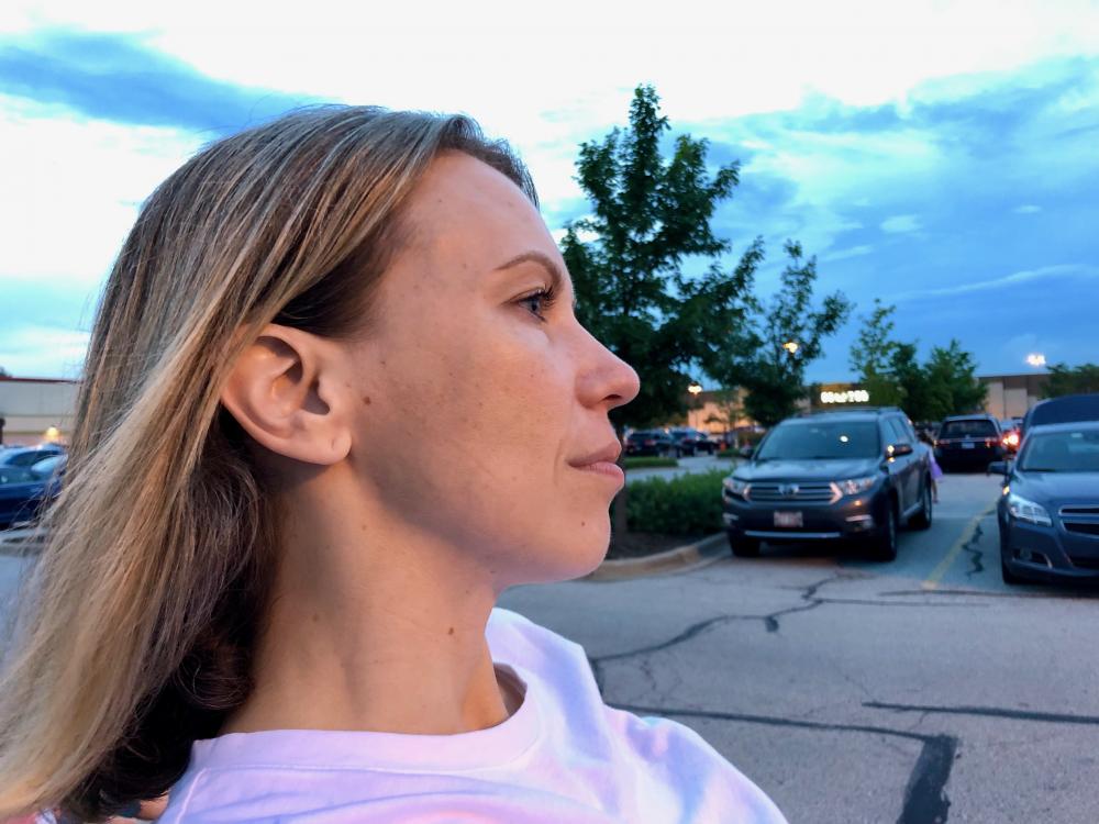Sara at Wheaton fireworks