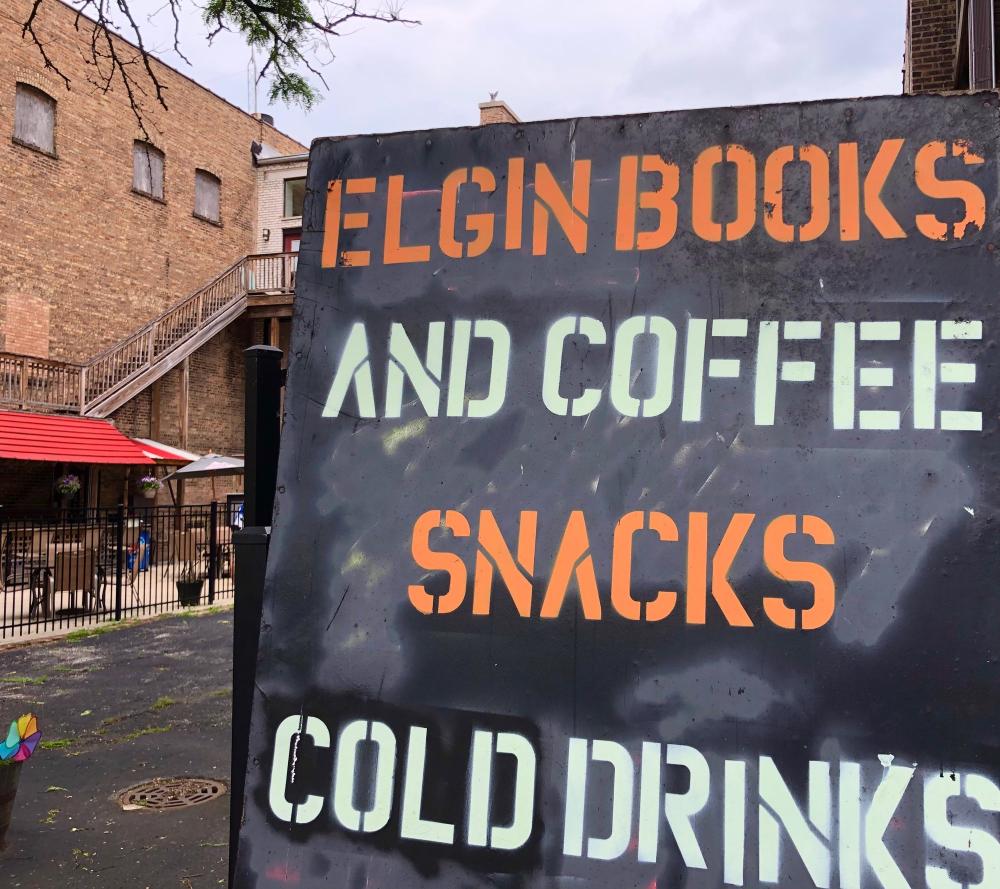 Elgin Books and Coffee Snacks Cold Drinks