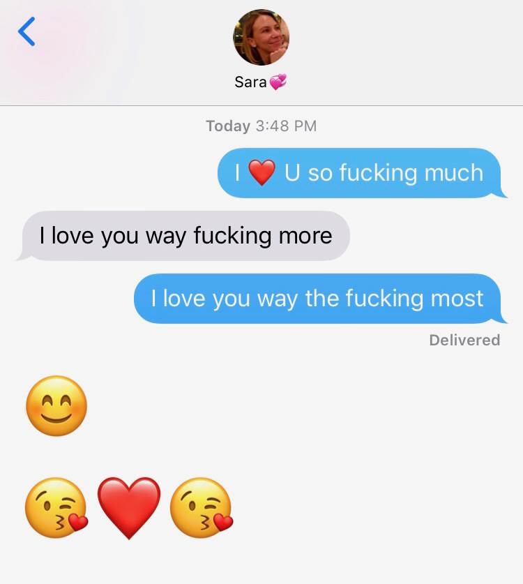 I love U so much