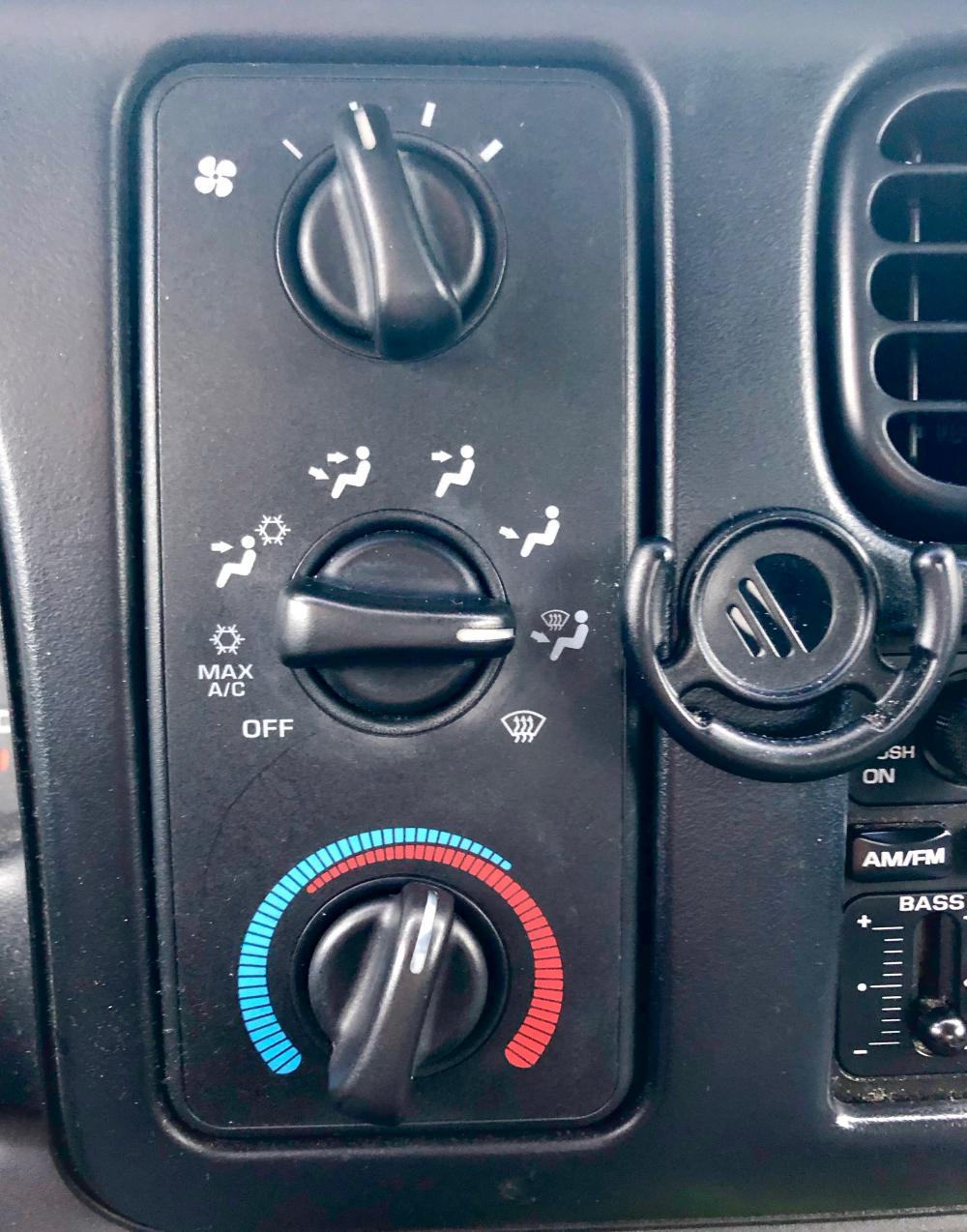 Dials on the dashboard