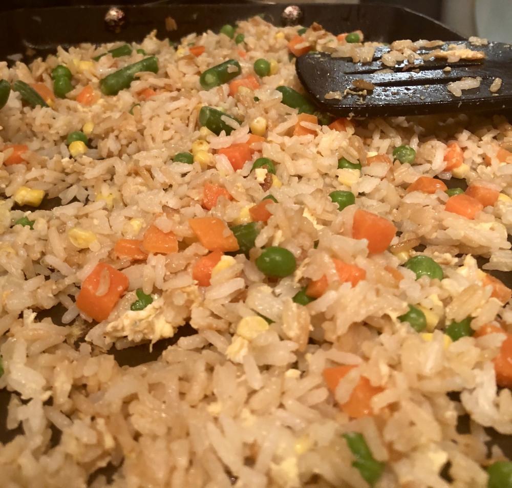 Your basic homemade fried rice 3