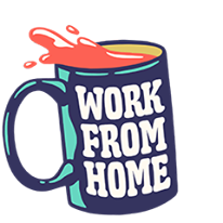 Work from home coffee mug