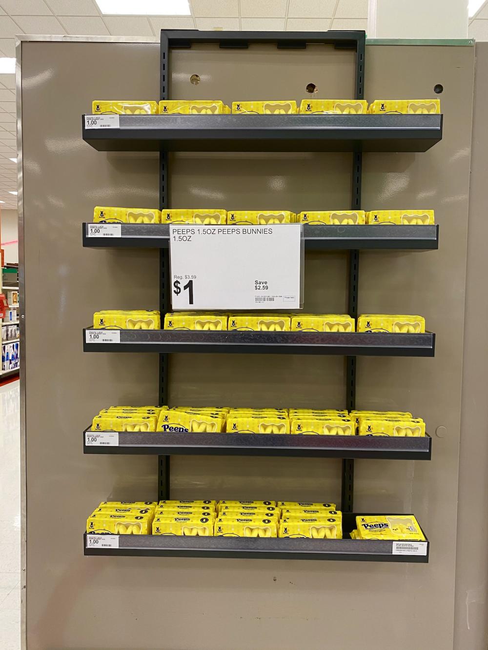 The saddest Peeps display