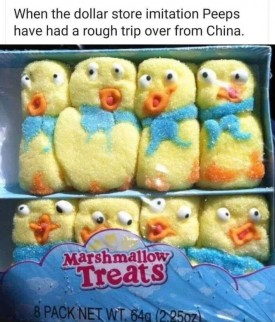 dollar store imitation peeps
