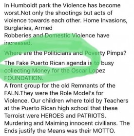 fake puerto rican agenda