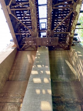 Fox River train bridge