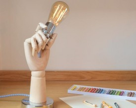 prosthetic hand lamp