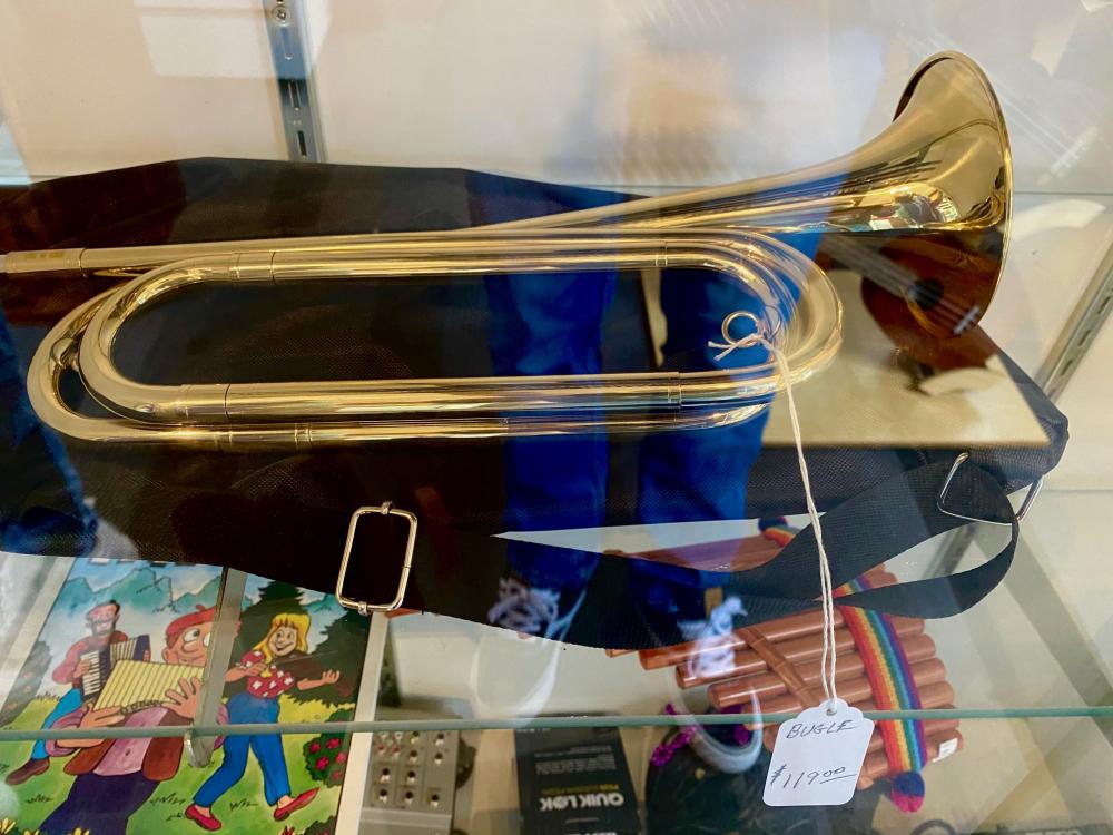 This brass bugle