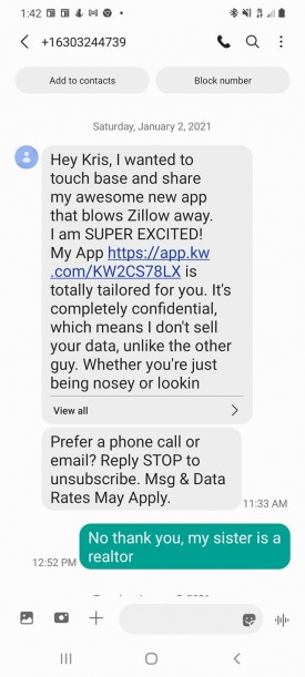 My sister is a realtor