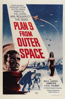 plan 9 from outer space ed wood poster