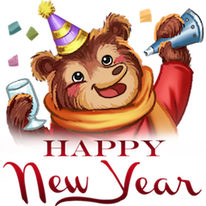 Happy New Year bear