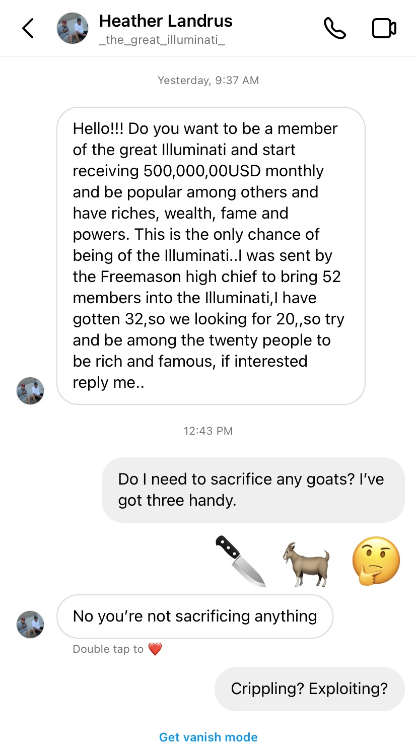 Do I need to sacrifice any goats?